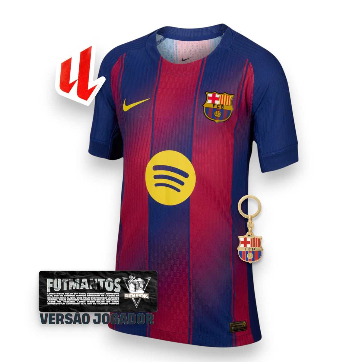 Camisa Barcelona l 25/26 - Jogador | Futmantos
