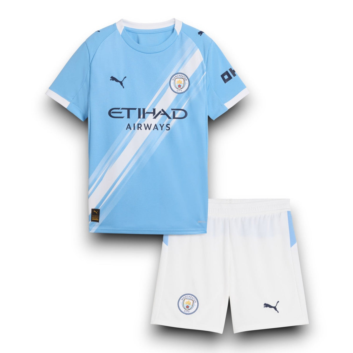 Conjunto Infantil Manchester City I 2025/26 | Futmantos