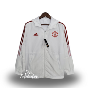 Corta-vento Manchester United 21/22 - Branco