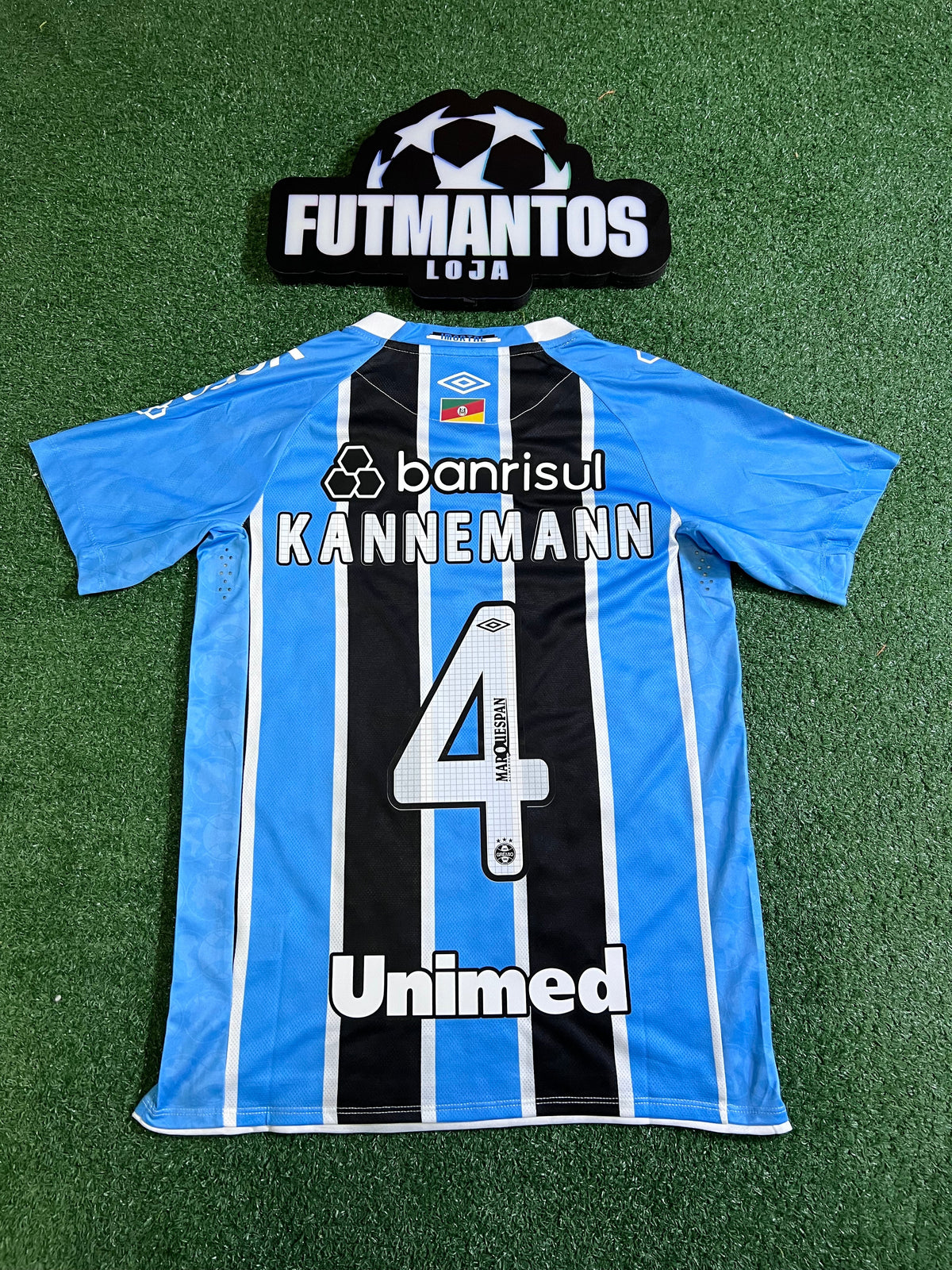 Pronta Entrega - Camisa Grêmio I Masculina Jogador 25/26 - Kannemanm #4 | FutMantos