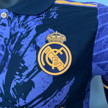 Camisa Real Madrid [Dragon] 23/24 - Roxo - - Masculino Jogador | Futmantos