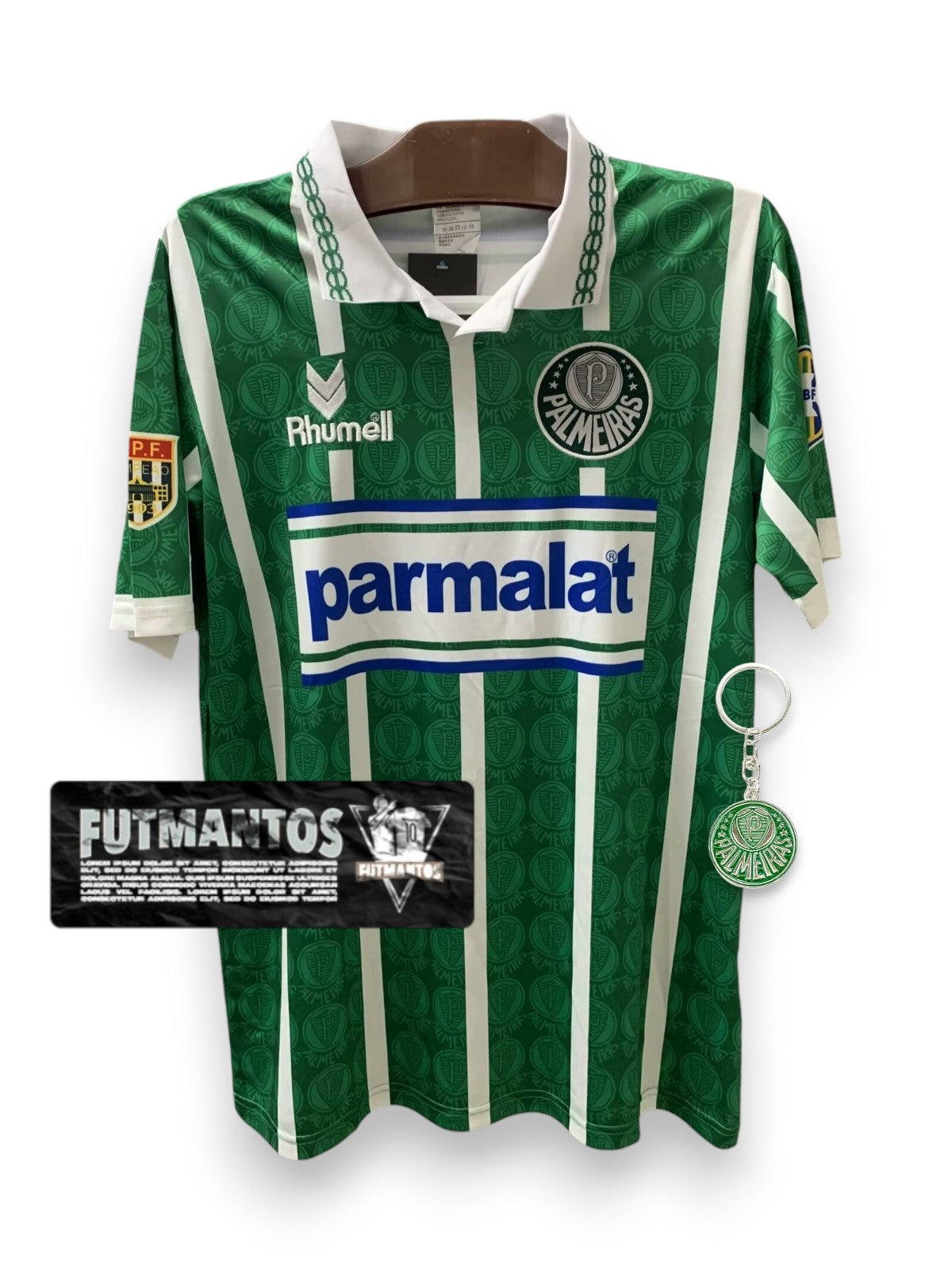 Camisa Palmeiras Retrô 93/94 - Rhumell - Simbolo BORDADO | Futmantos