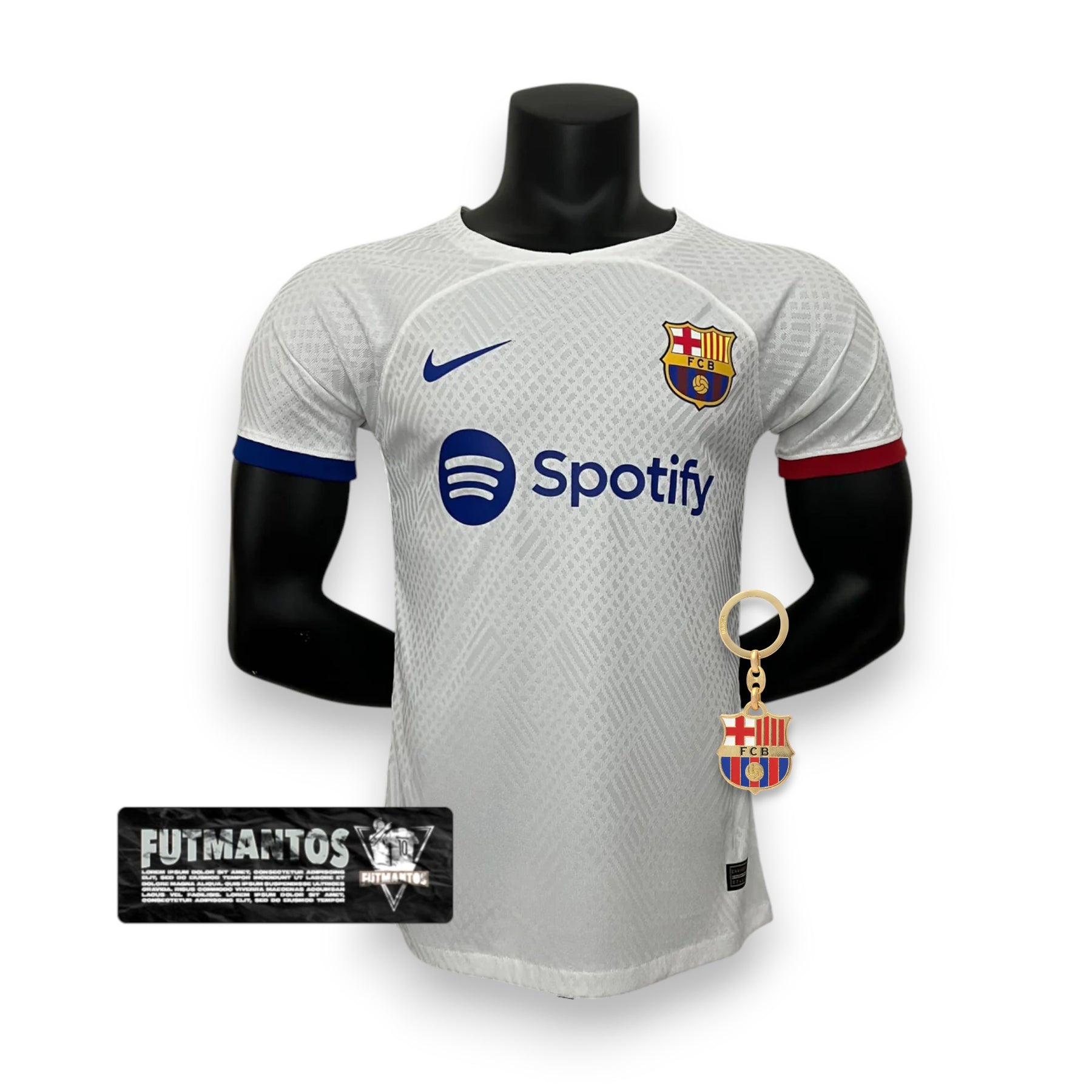 Camisa Barcelona II 23/24 Branca - - Masculino Jogador  | Futmantos
