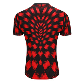 Camisa CRF Pré Jogo 25/26 - Preto e Vermelho | Futmantos
