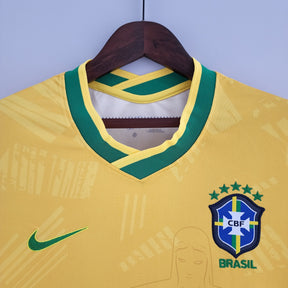Camisa Feminina Seleção Brasil - Amarela - Conceito Amarela Rio