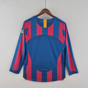 Camisa Manga Longa Barcelona 05/06 - Grená | Futmantos