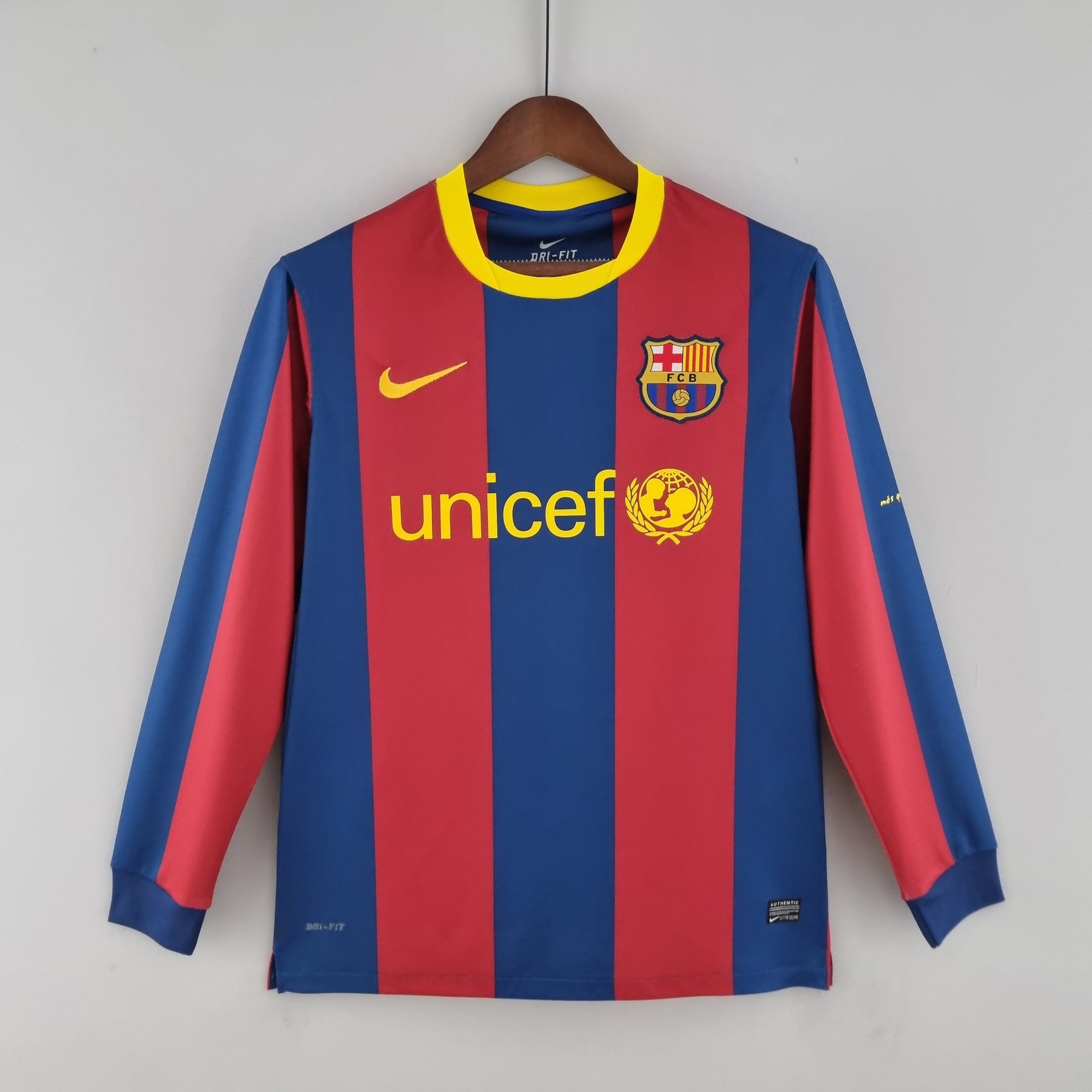 Camisa Manga Longa Barcelona 10/11 - Grená | Futmantos