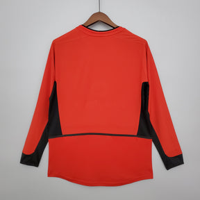 Camisa Manga Longa Manchester United 02/04 - Vermelho | Futmantos