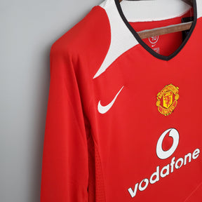 Camisa Manga Longa Manchester United 04/06 - Vermelho | Futmantos