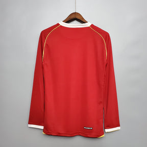 Camisa Manga Longa Manchester United 06/07 - Vermelho | Futmantos