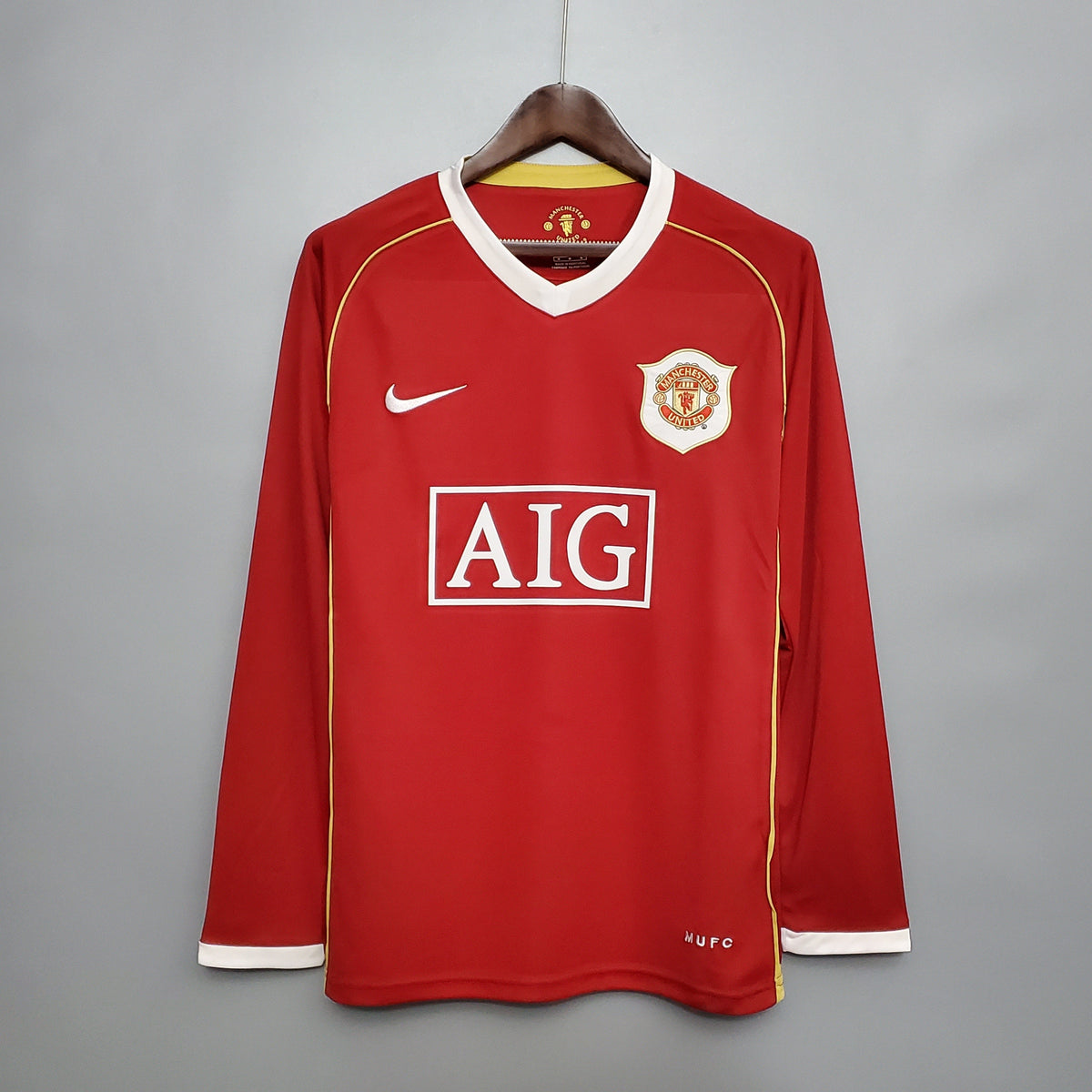 Camisa Manga Longa Manchester United 06/07 - Vermelho | Futmantos