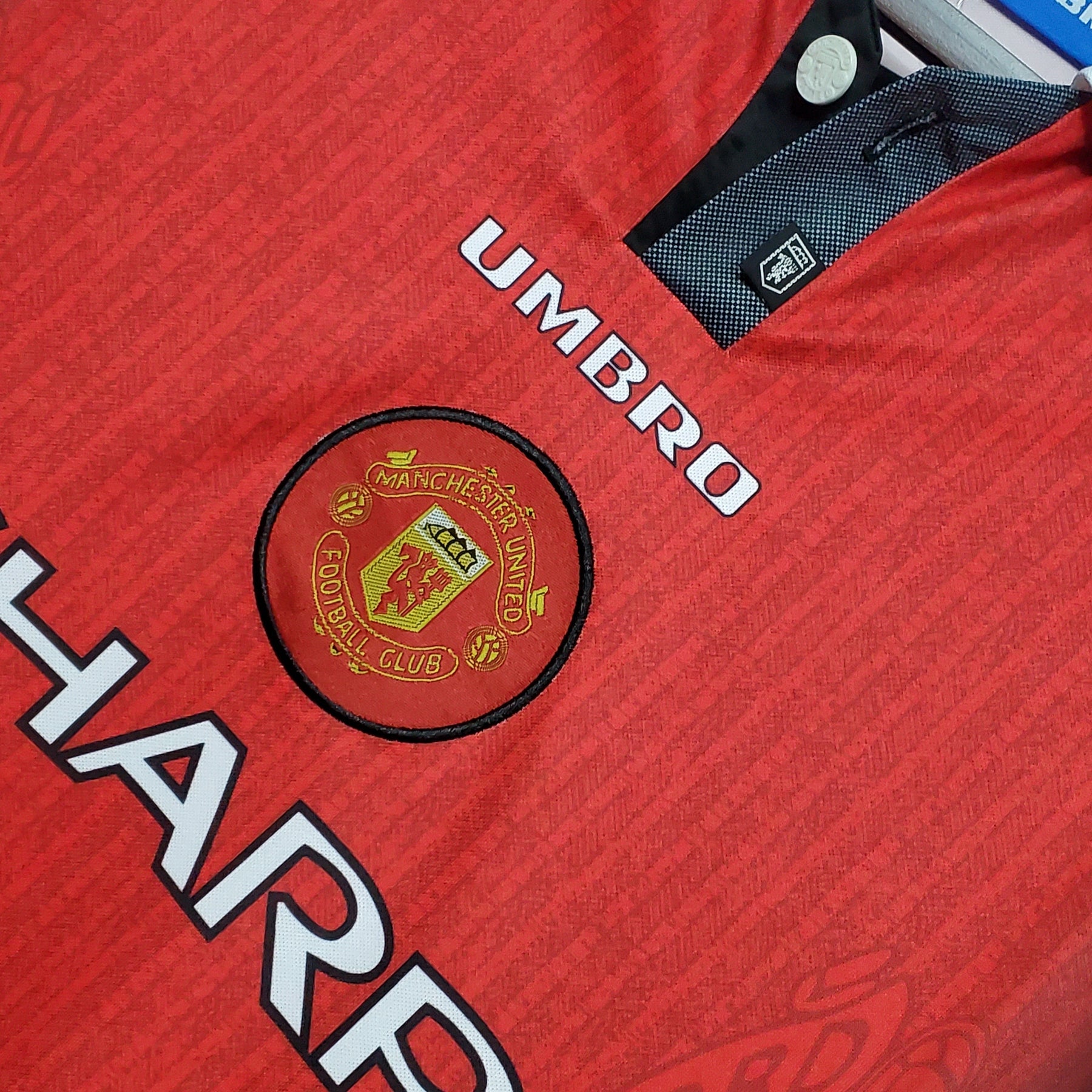 Camisa Manga Longa Manchester United 1996 - Vermelho | Futmantos