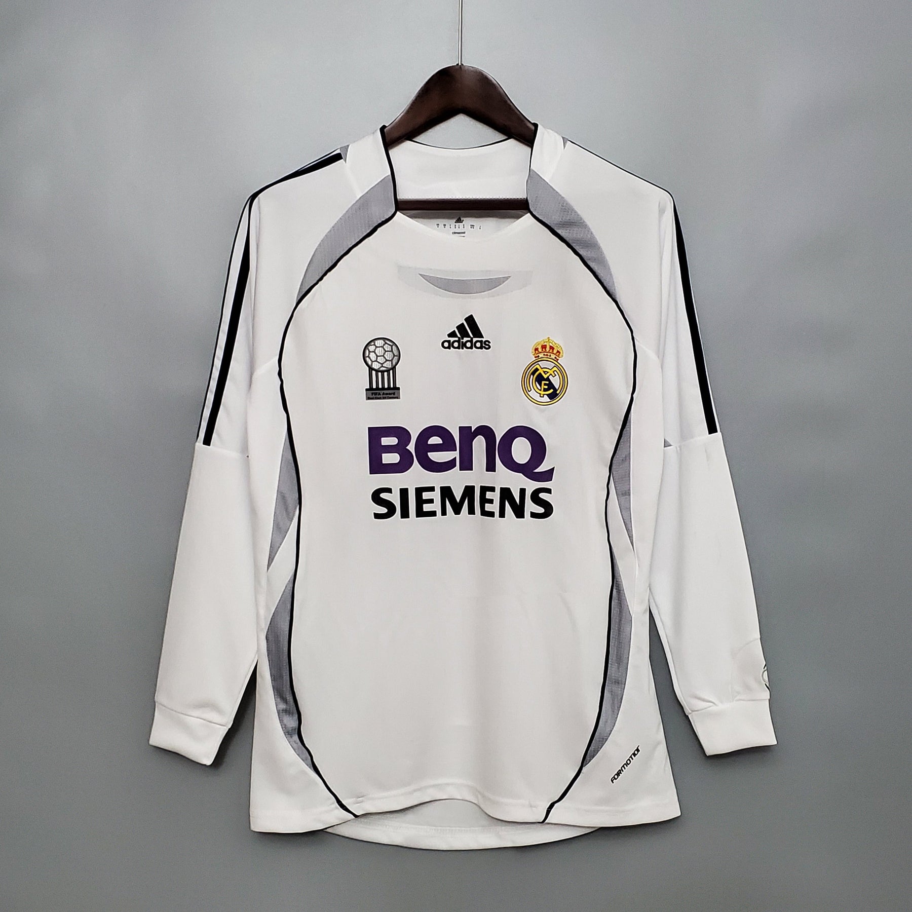 Camisa Manga Longa Real Madrid 06/07 - Branco | Futmantos