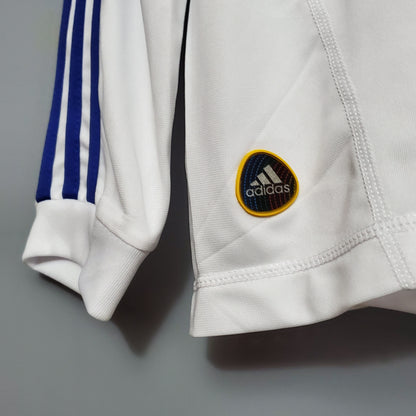 Camisa Manga Longa Real Madrid 10/11 - Branco | Futmantos