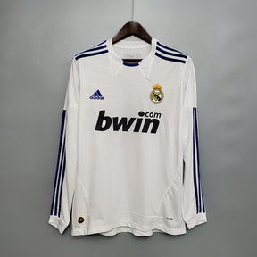 Camisa Manga Longa Real Madrid 10/11 - Branco | Futmantos