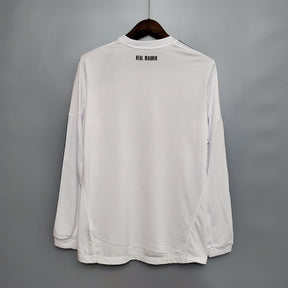 Camisa Manga Longa Real Madrid 10/11 - Branco | Futmantos
