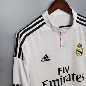 Camisa Manga Longa Real Madrid 14/15 - Branco | Futmantos