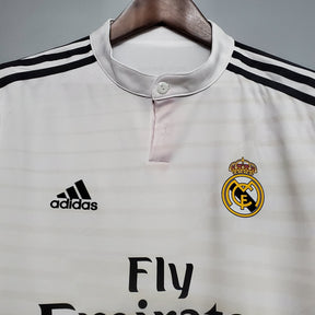 Camisa Manga Longa Real Madrid 14/15 - Branco | Futmantos