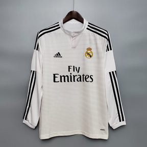 Camisa Manga Longa Real Madrid 14/15 - Branco | Futmantos