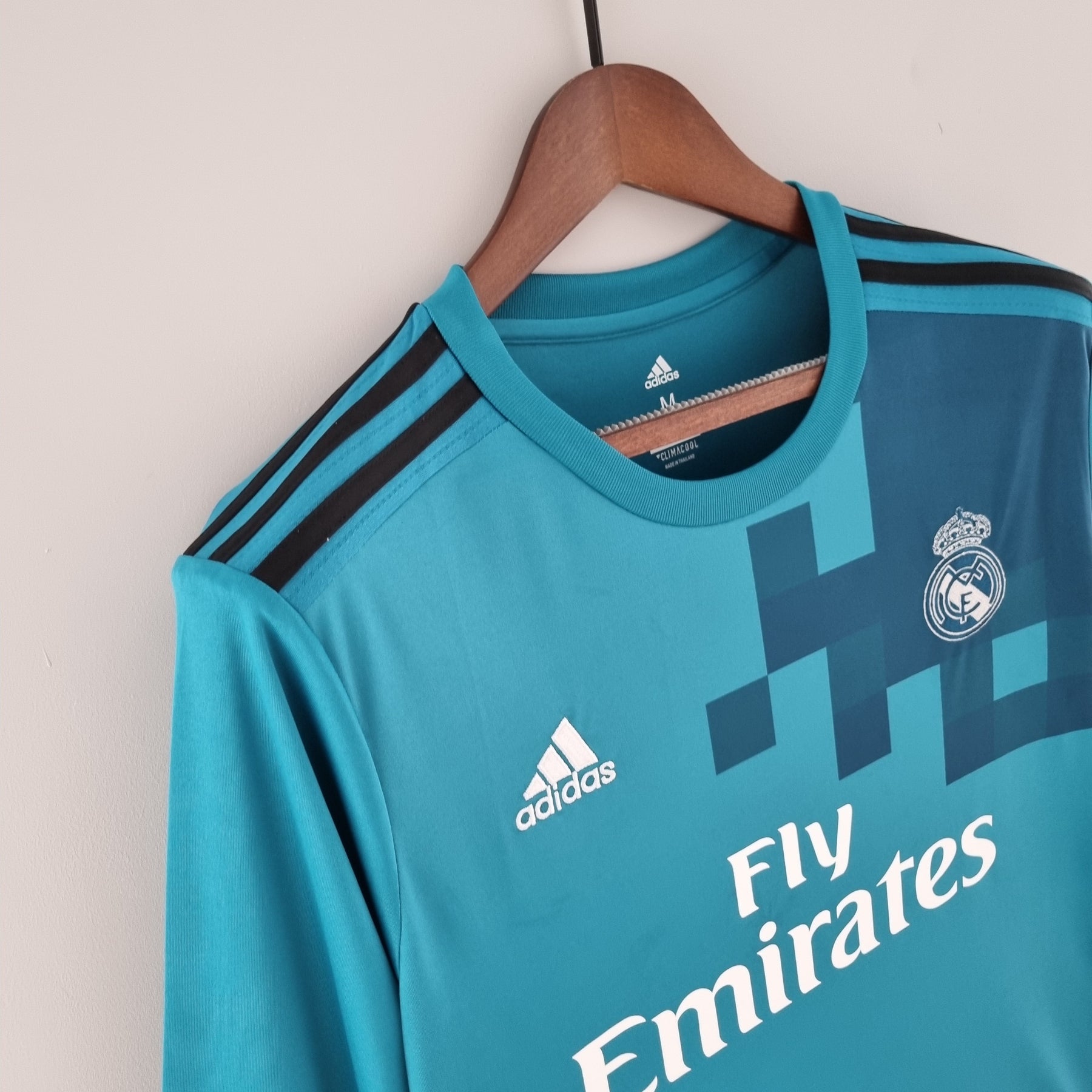 Camisa Manga Longa Real Madrid 17/18 - Azul | Futmantos