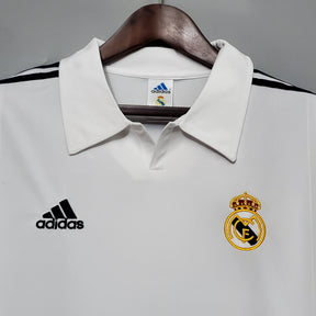Camisa Manga Longa Real Madrid 2002 - Branco | Futmantos