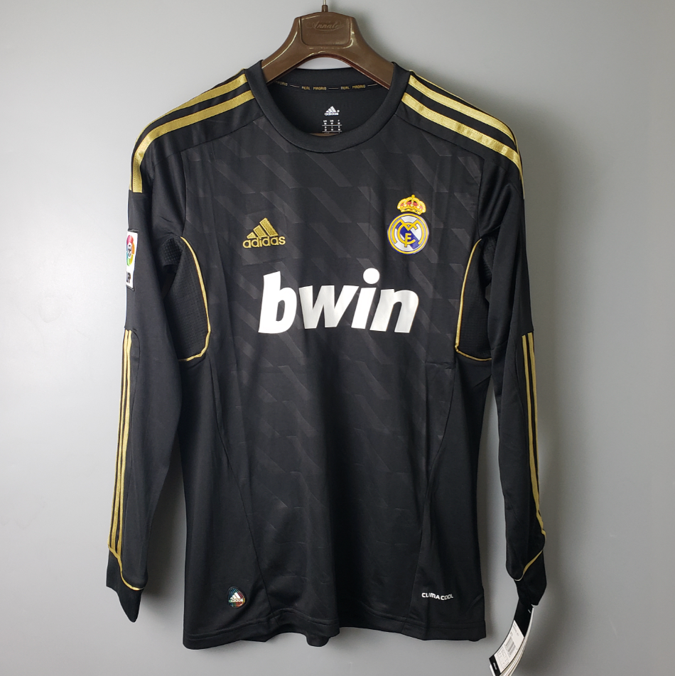 Camisa Manga Longa Real Madrid 2012 - Preto | Futmantos