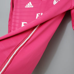 Camisa Manga Longa Real Madrid II 14/15 - Rosa | Futmantos
