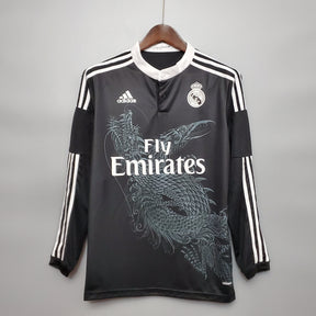 Camisa Manga Longa Real Madrid Third 14/15 - Preto | Futmantos