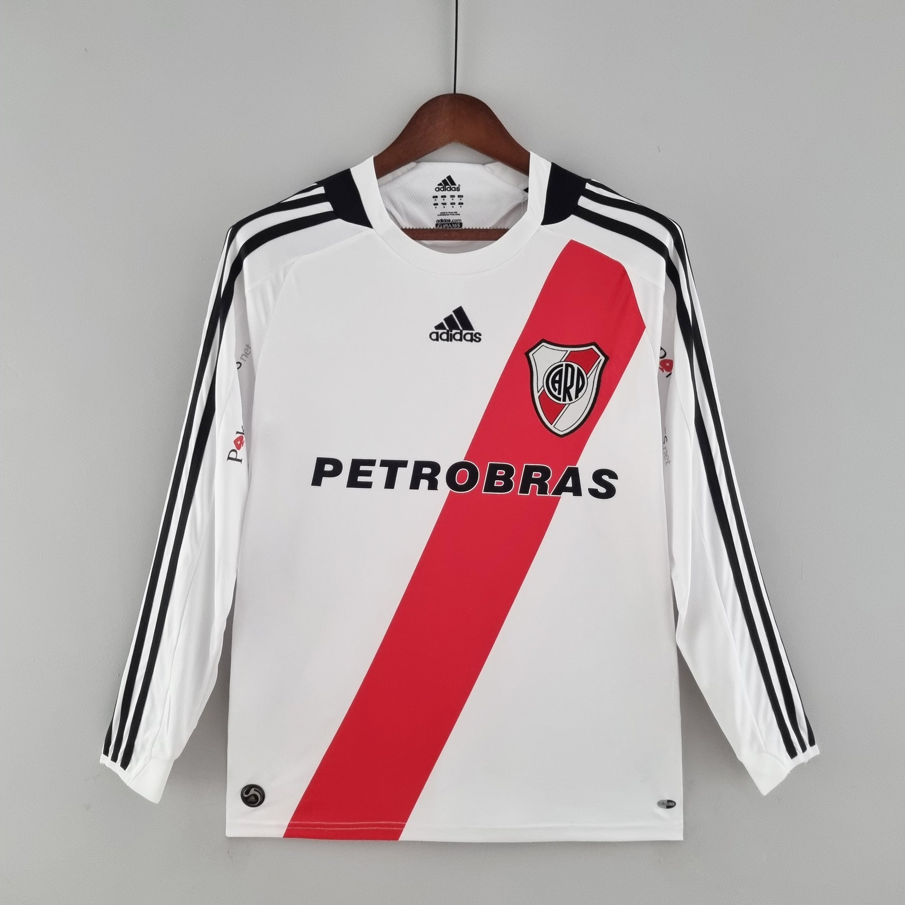 Camisa Manga Longa River Plate 09/10 - Branco | Futmantos