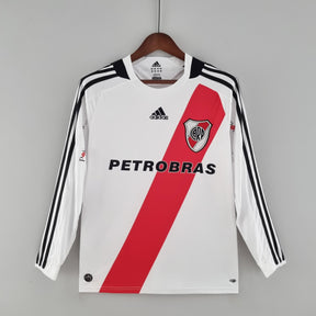 Camisa Manga Longa River Plate 09/10 - Branco | Futmantos