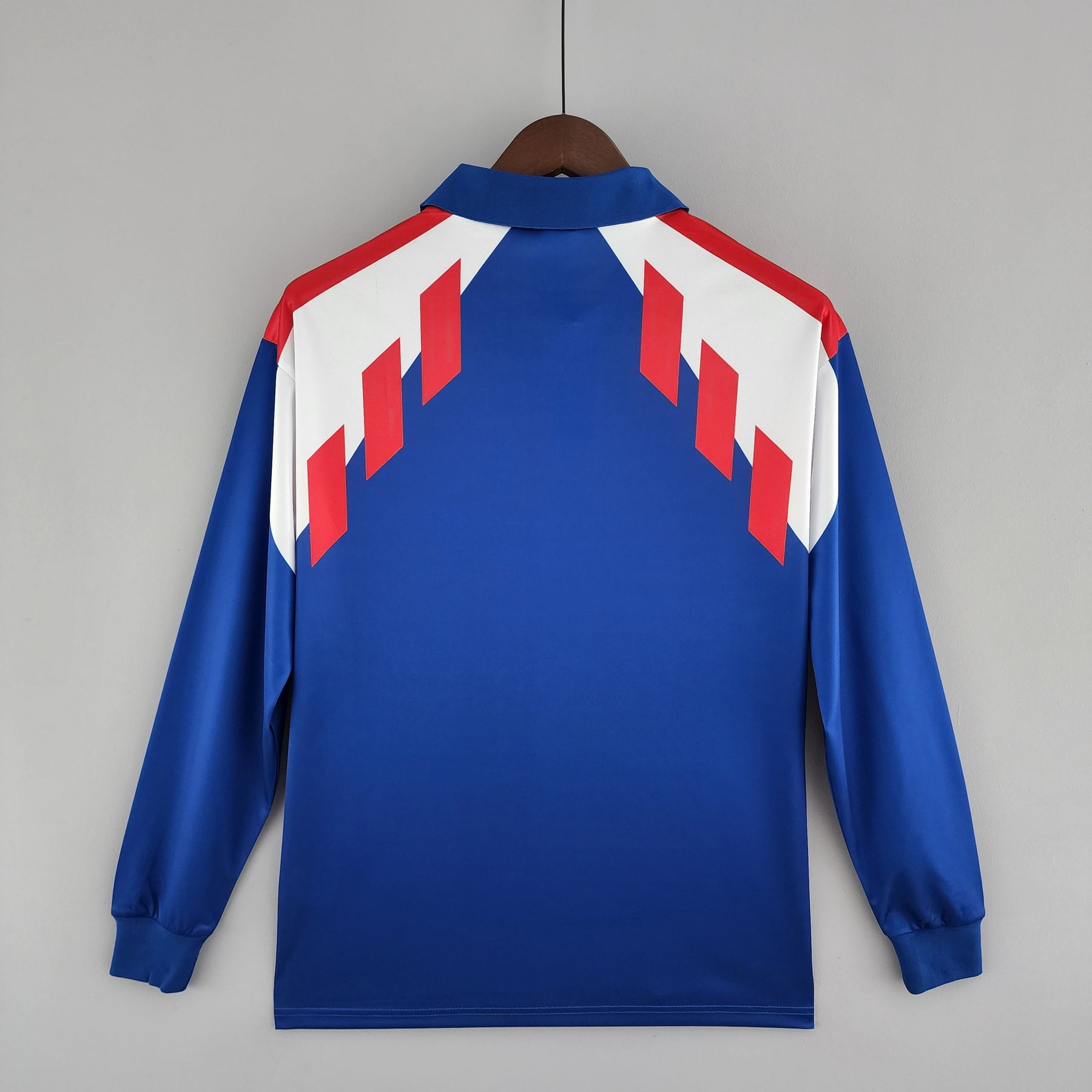 Camisa Manga Longa Seleção França 88/90 - Azul | Futmantos