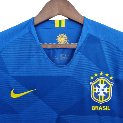 Camisa Seleção Brasileira Retrô 2018 Azul - | Futmantos