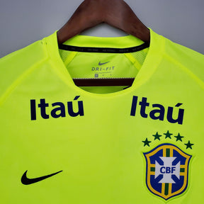 Camisa de Treino Seleção Brasil - Verde Fluorescente