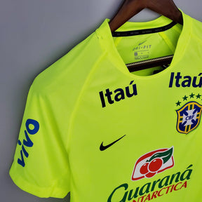 Camisa de Treino Seleção Brasil - Verde Fluorescente