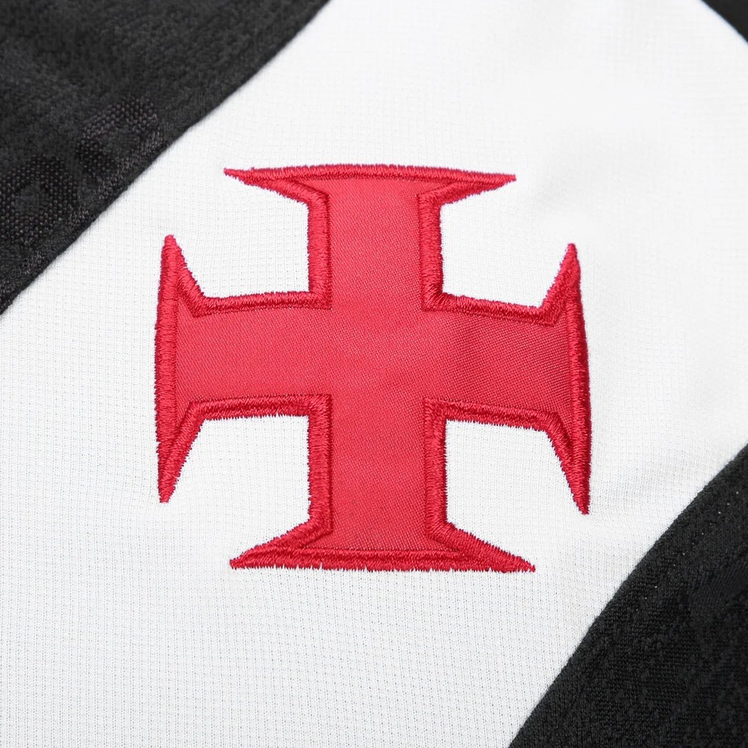 Camisa Vasco da Gama l 25/26 - Feminina Preta | Futmantos