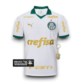 Camisa Palmeiras II Branca 24/25 - Com patrocínios | Futmantos