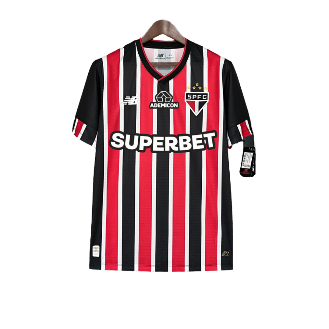 Camisa São Paulo II 24/25 - Com patrocínios | Futmantos