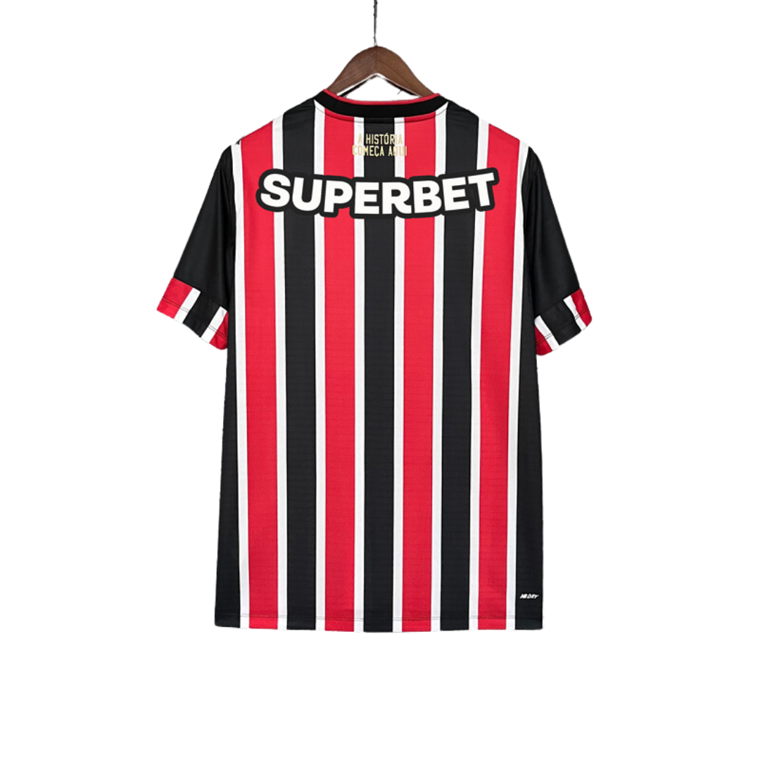 Camisa São Paulo II 24/25 - Com patrocínios | Futmantos