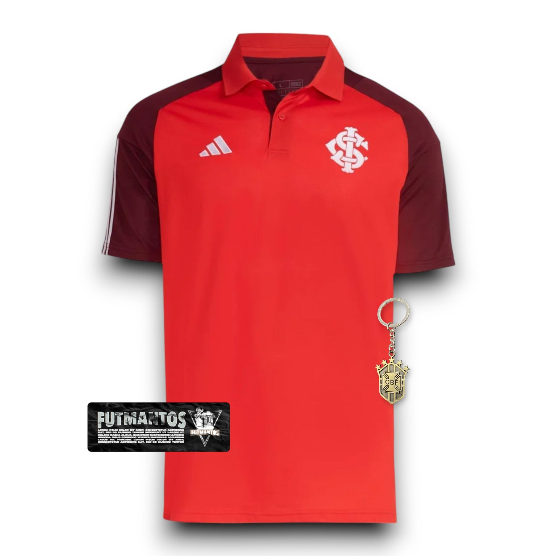 Camisa Internacional 24/25 - Polo Passeio  | Futmantos