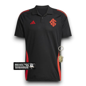 Camisa de Polo Internacional 25/26 Preta | FutMantos