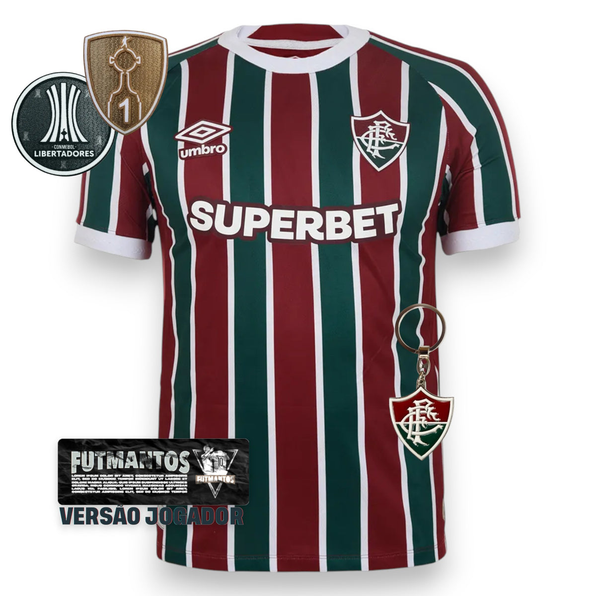 Camisa Fluminense I 25/26 - Versão Jogador | Futmantos