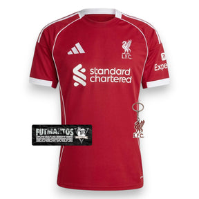 Camisa Liverpool I 25/26 - Versão Jogador | Futmantos