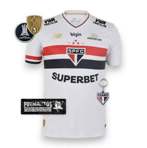 Camisa São Paulo I 25/26 Com Patrocínios  | Futmantos