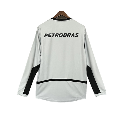 Camisa CRF 02/03 Goleiro Cinza - Versão Retrô Manga Longa | FutMantos