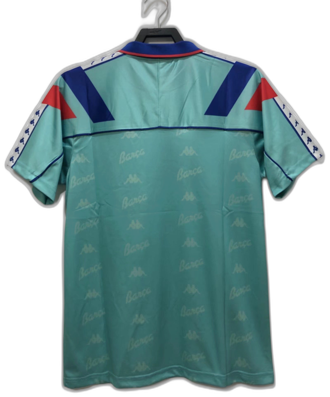 Camisa Barcelona 92/95 Azul Claro - Versão Retrô
