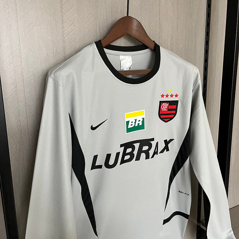 Camisa CRF 02/03 Goleiro Cinza - Versão Retrô Manga Longa | FutMantos