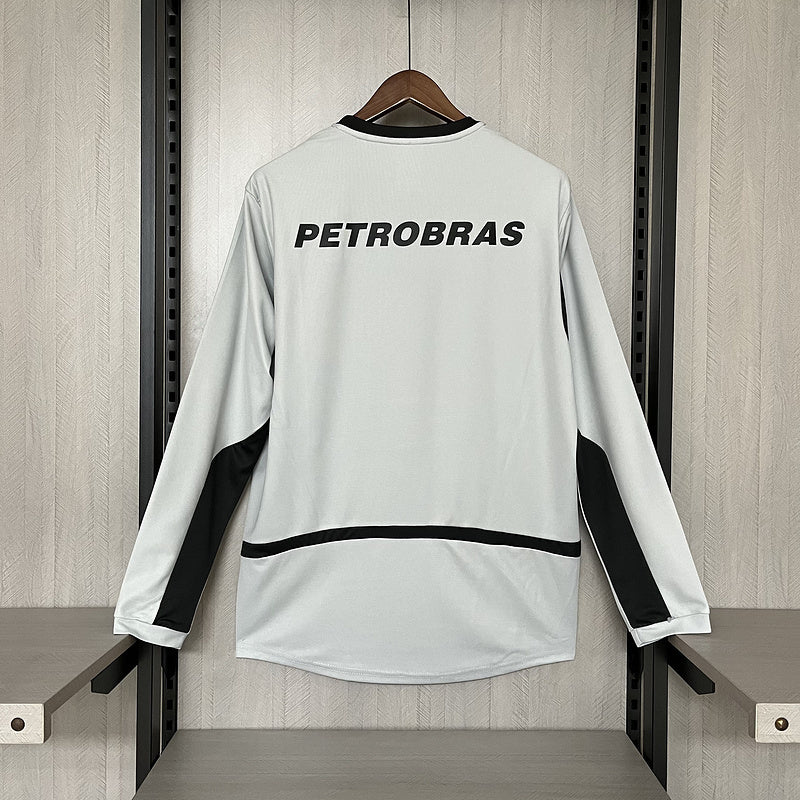 Camisa CRF 02/03 Goleiro Cinza - Versão Retrô Manga Longa | FutMantos