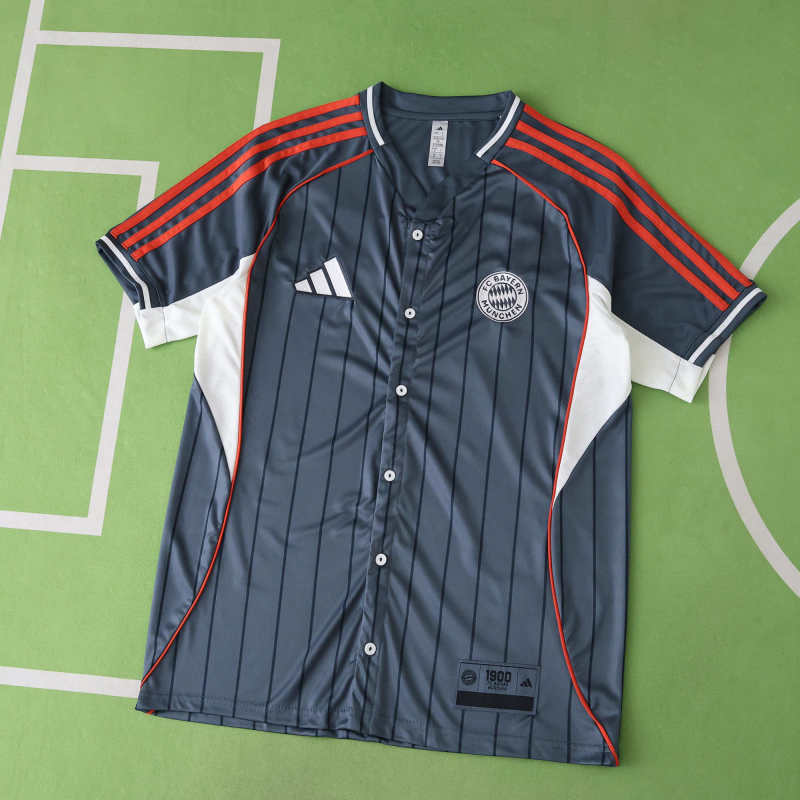 Camisa Bayern de Munique US Pack Full-Button Baseball 25/26 | FutMantos