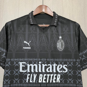 Camisa Milan X Pleasures IV 23/24 - Preto | Futmantos