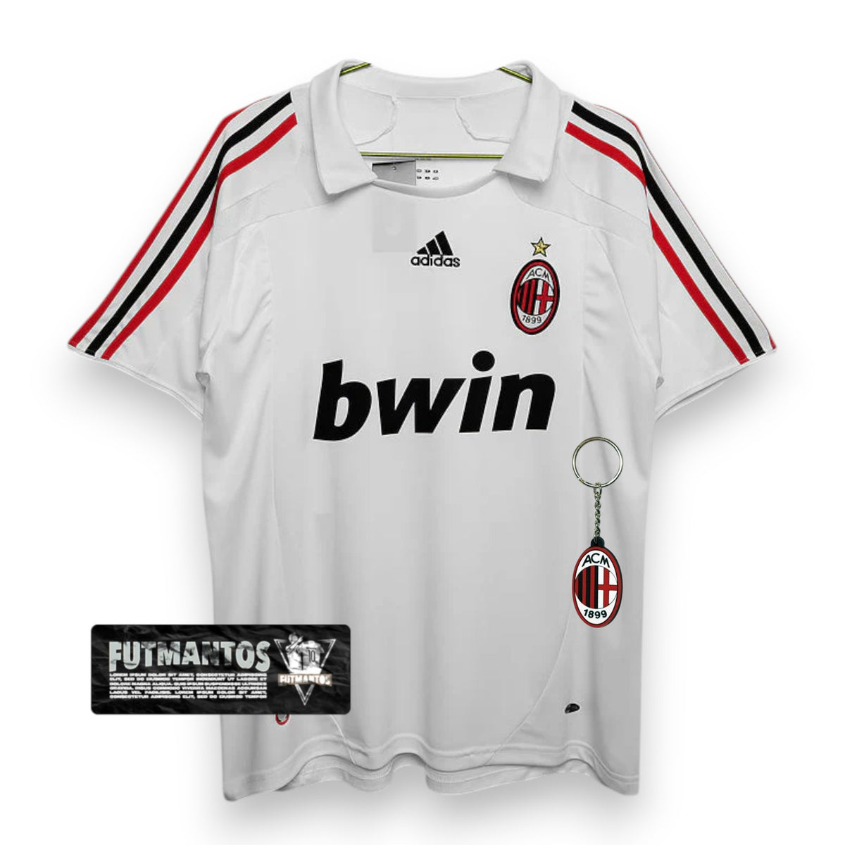 Camisa Milan Retrô 2007/2008 - - Branca | Futmantos